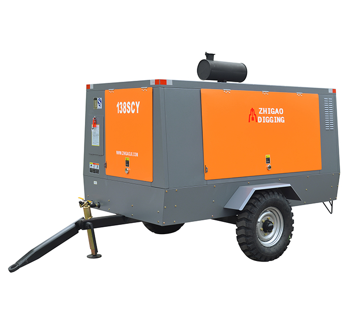 SCY Portable Diesel Screw Air Compressor(low,medium pressure series)